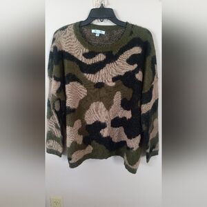 Camo Eyelash Sweater